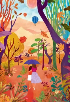 Puzzle Caminhada de Outono