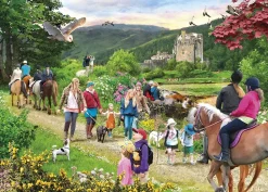 Puzzle Caminhada nas montanhas