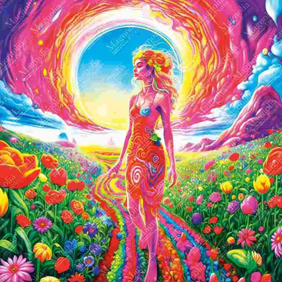 Puzzle Caminho de flores