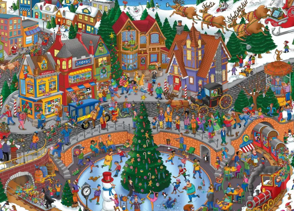 Puzzle Caos de férias