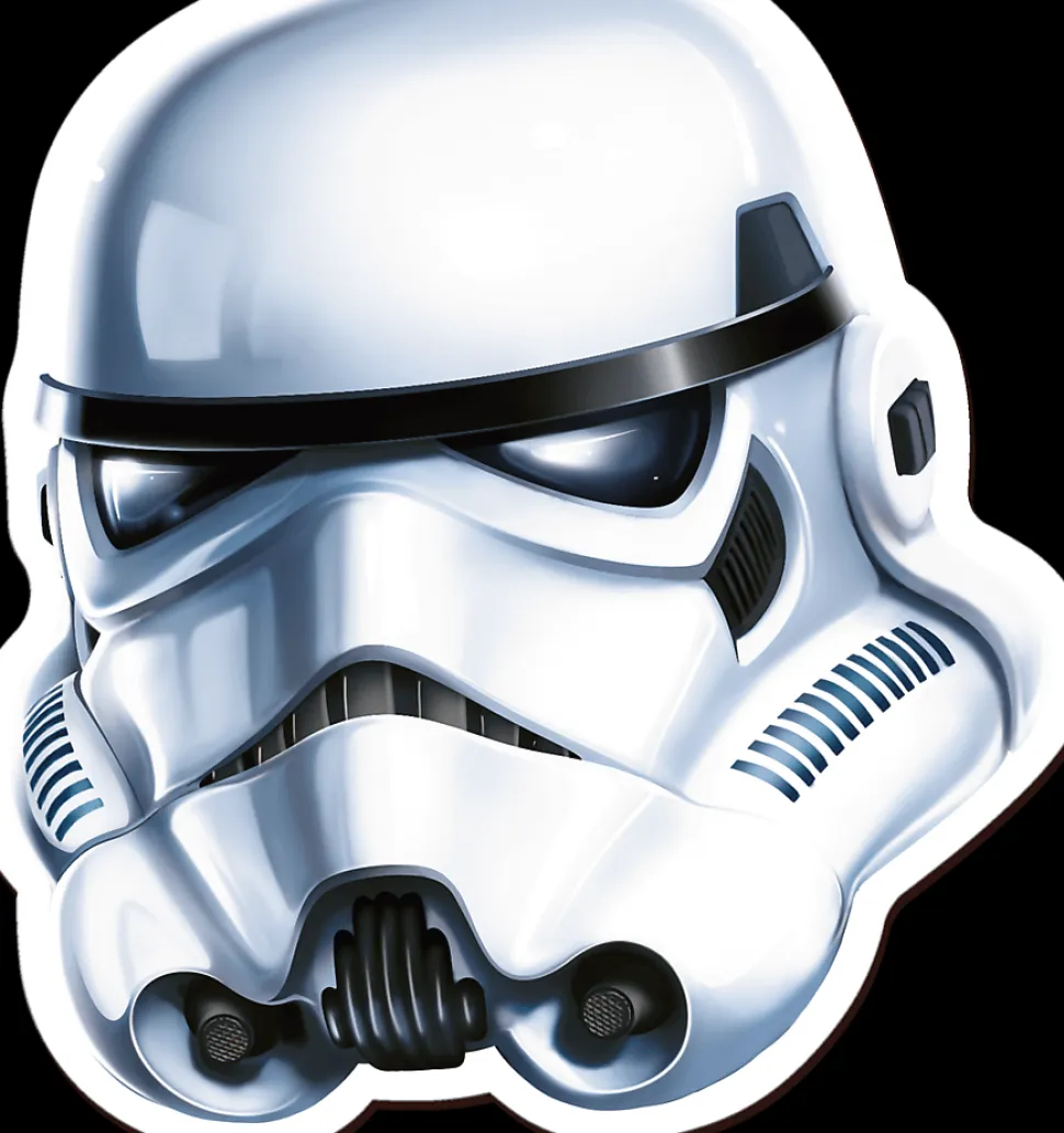 Puzzle Capacete Contour Stormtrooper madeira