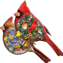 Puzzle Cardeais - Em forma