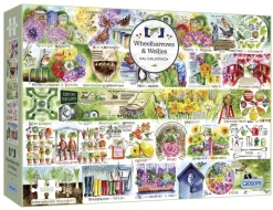 Puzzle Carrinhos de mão e galochas