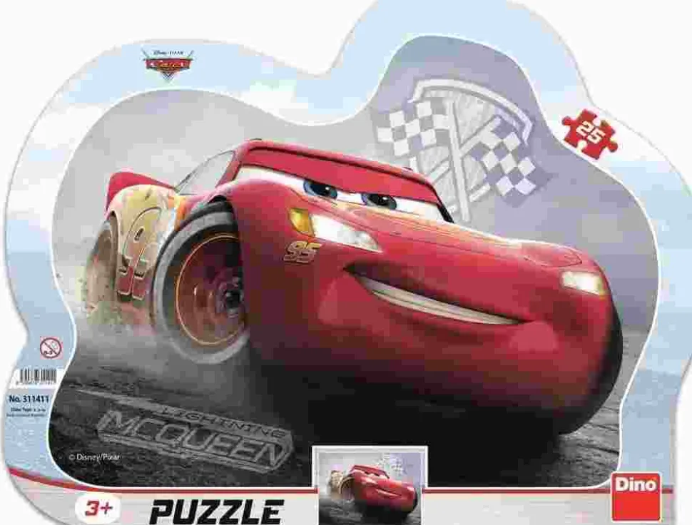 Puzzle Carros: Relâmpago McQueen 25 peças
