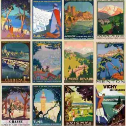 Puzzle Cartazes de Roger Broders