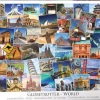 Puzzle Cartão postal de todo o mundo