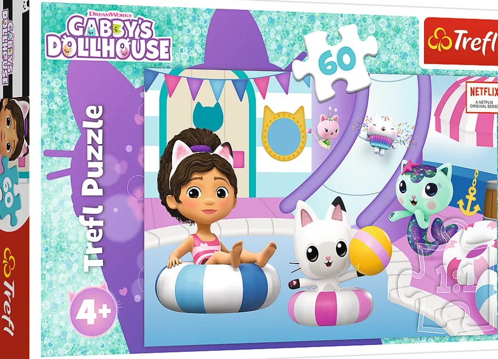 Puzzle Casa de bonecas: Gabby na piscina