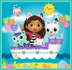 Puzzle Casa de bonecas 3v1: atividades de Gabby