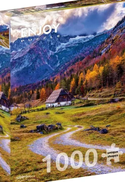 Puzzle Casa de campo nas montanhas