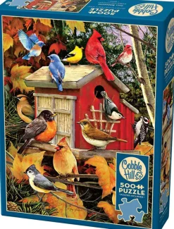 Puzzle Casa de passarinho de outono