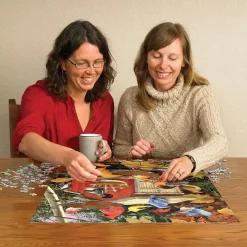 Puzzle Casa de passarinho de outono