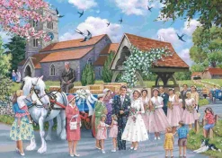 Puzzle Casamento no campo