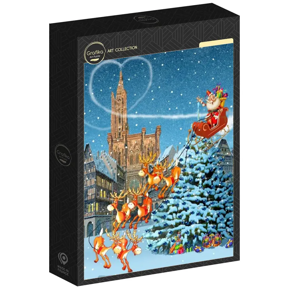 Puzzle Catedral de Estrasburgo no Natal
