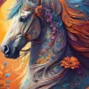 Puzzle Cavalo Floral