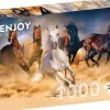 Puzzle Cavalos correndo no deserto
