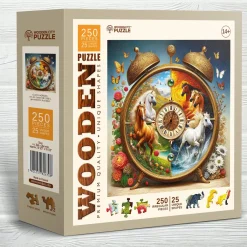 Puzzle Cavalos de Relógio