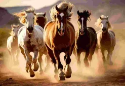 Puzzle Cavalos selvagens