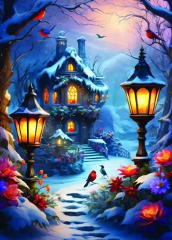 Puzzle Cena Invernal Encantada