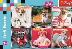 Puzzle Cães felizes 200 peças