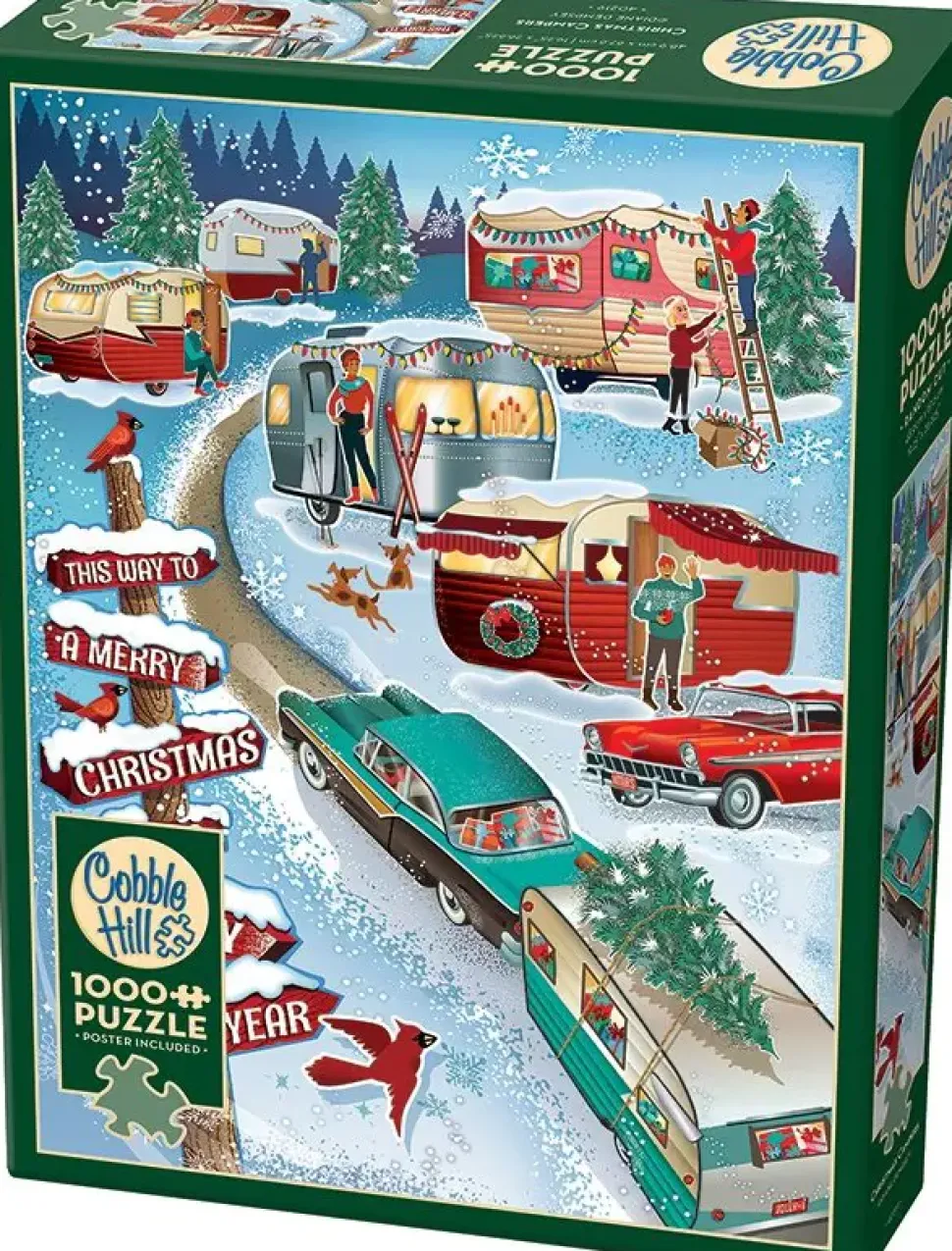 Puzzle Christmas Campers