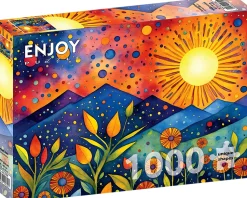 Puzzle Chuva do pôr do sol