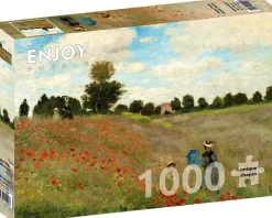 Puzzle Claude Monet: Campo de papoulas