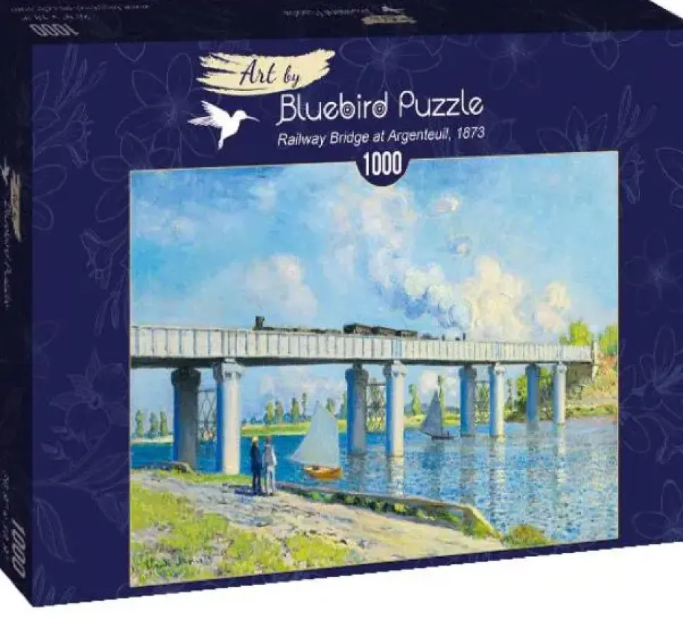Puzzle Claude Monet: Ponte ferroviária em Argenteuil, 1873