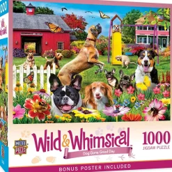 Puzzle Cão que se foi Bom dia