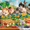 Puzzle Cochilando gatinhos