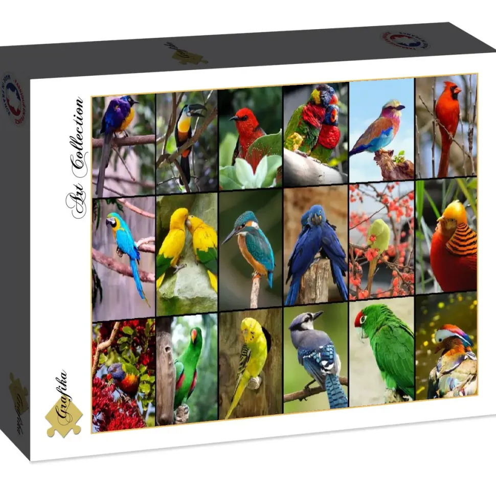 Puzzle Colagem - Os pássaros mais bonitos do mundo