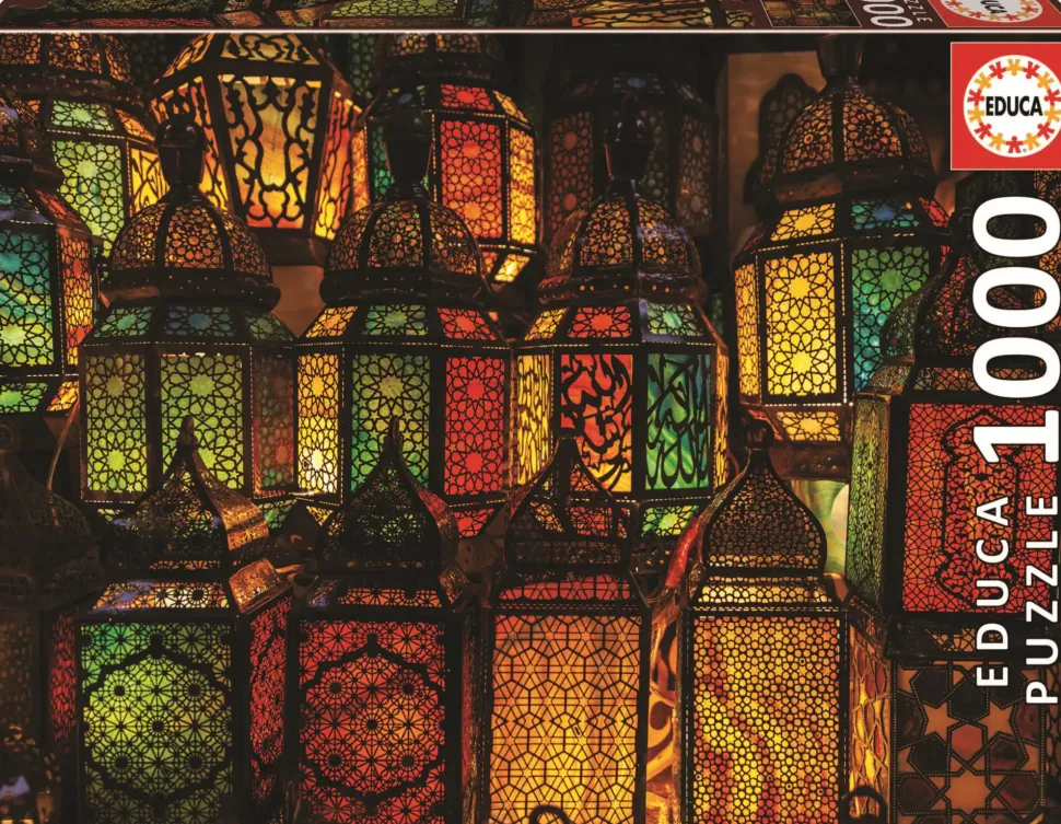 Puzzle Colagem de lanterna