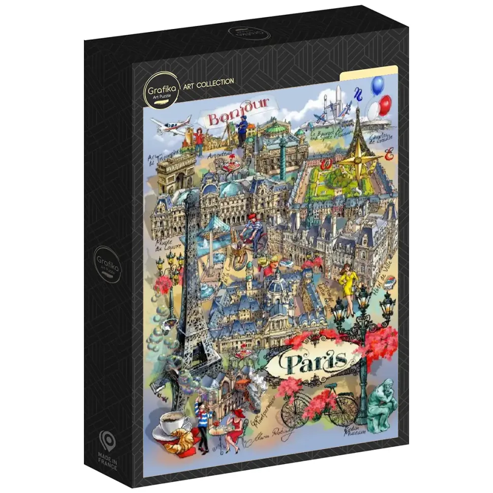 Puzzle Colagem de Paris