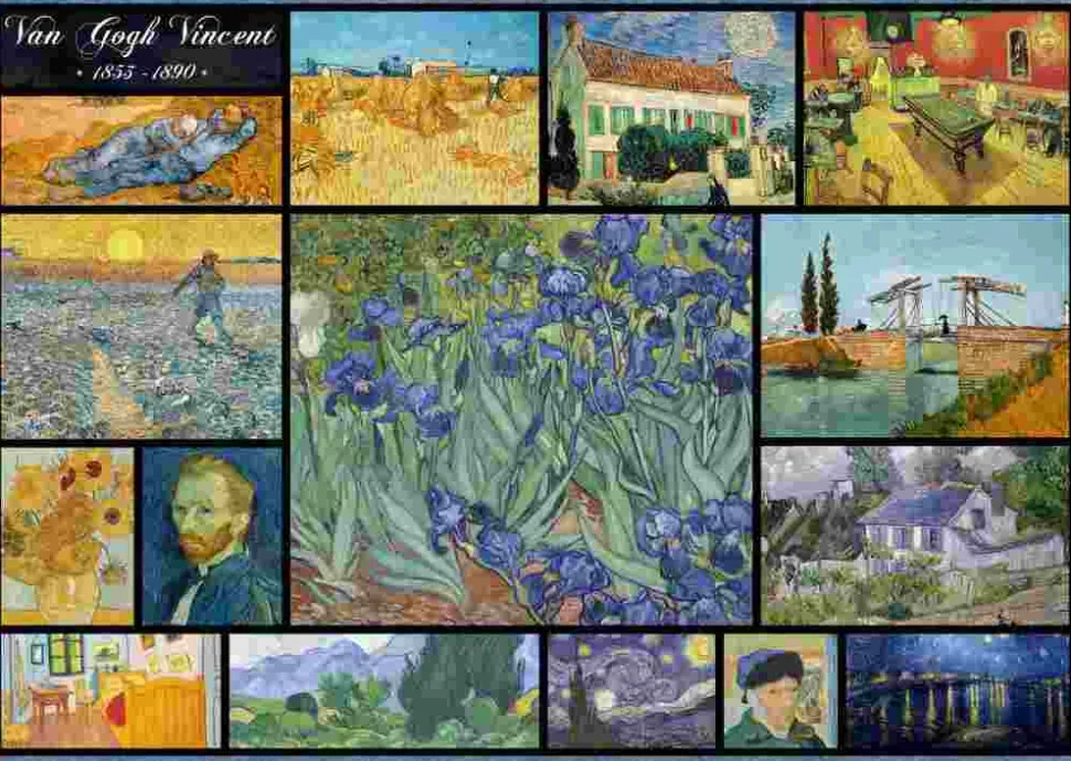 Puzzle Colagens: Vincent van Gogh
