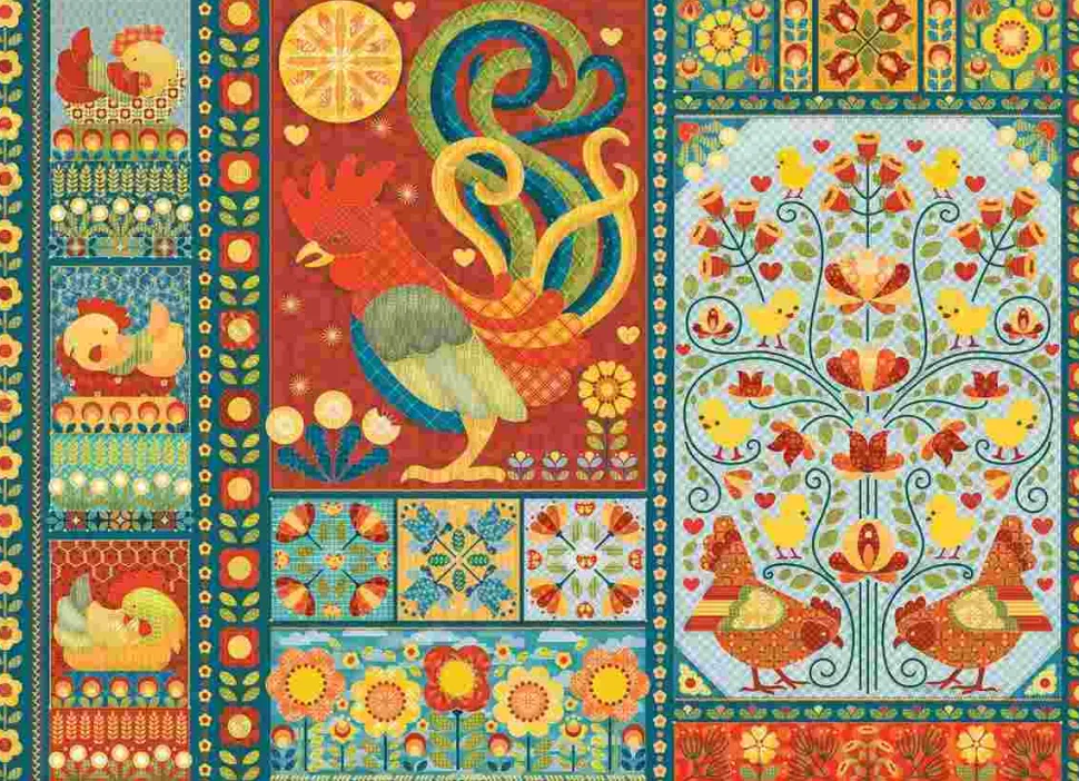 Puzzle Colcha de Frango Scandi