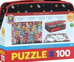 Puzzle Coleção Lancheira Com Robôs Puzzle