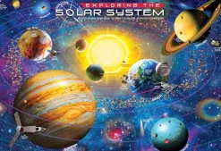 Puzzle Coleção Lancheira Com Quebra-Cabeça Explorando O Sistema Solar