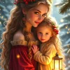Puzzle Coleção Mãe e Filha: Ternura de Natal