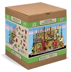 Puzzle Colin Thompson: Music Castle de madeira