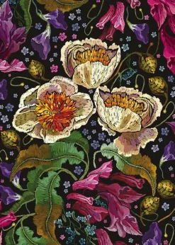 Puzzle Colorful flowers plants