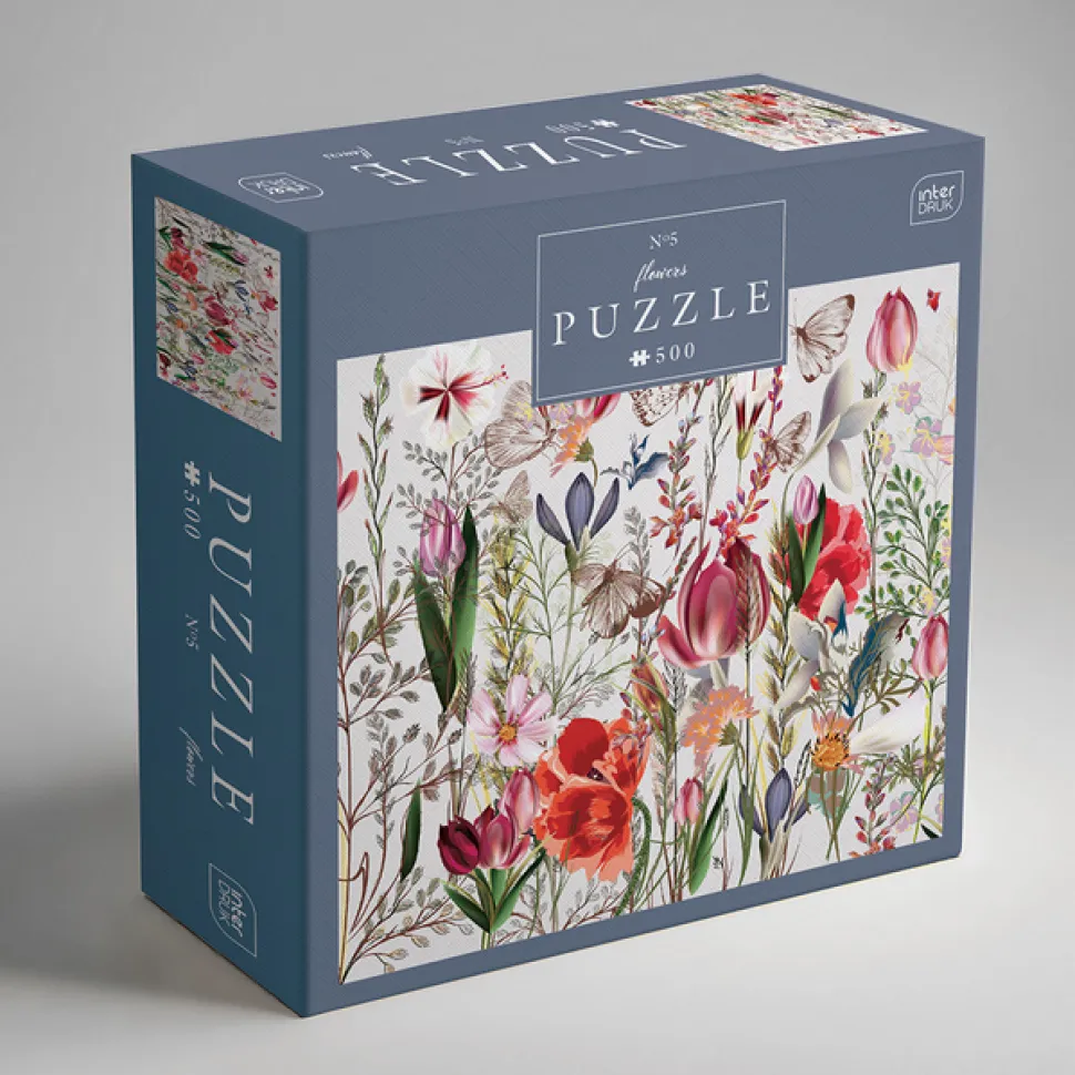 Puzzle Colorful flowers plants