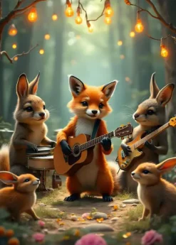 Puzzle Concerto na floresta