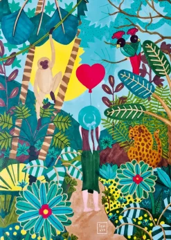 Puzzle Coração da selva