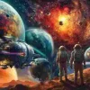 Puzzle Cores Cósmicas: Uma Viagem ao Espaço