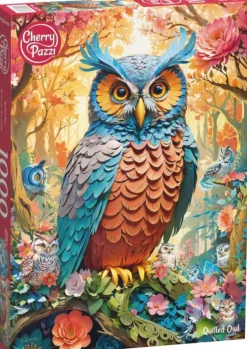 Puzzle Coruja Quilled