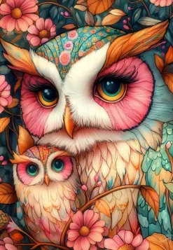 Puzzle Coruja Sempre te amei