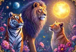 Puzzle Cosmos felino