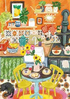 Puzzle Cozinha Laranja