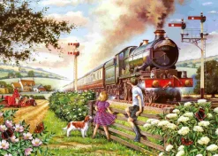 Puzzle Crianças Ferroviárias