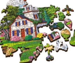 Puzzle Céu de verão em madeira