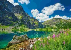 Puzzle Czarny Staw pod Rysami, Tatras, Polónia